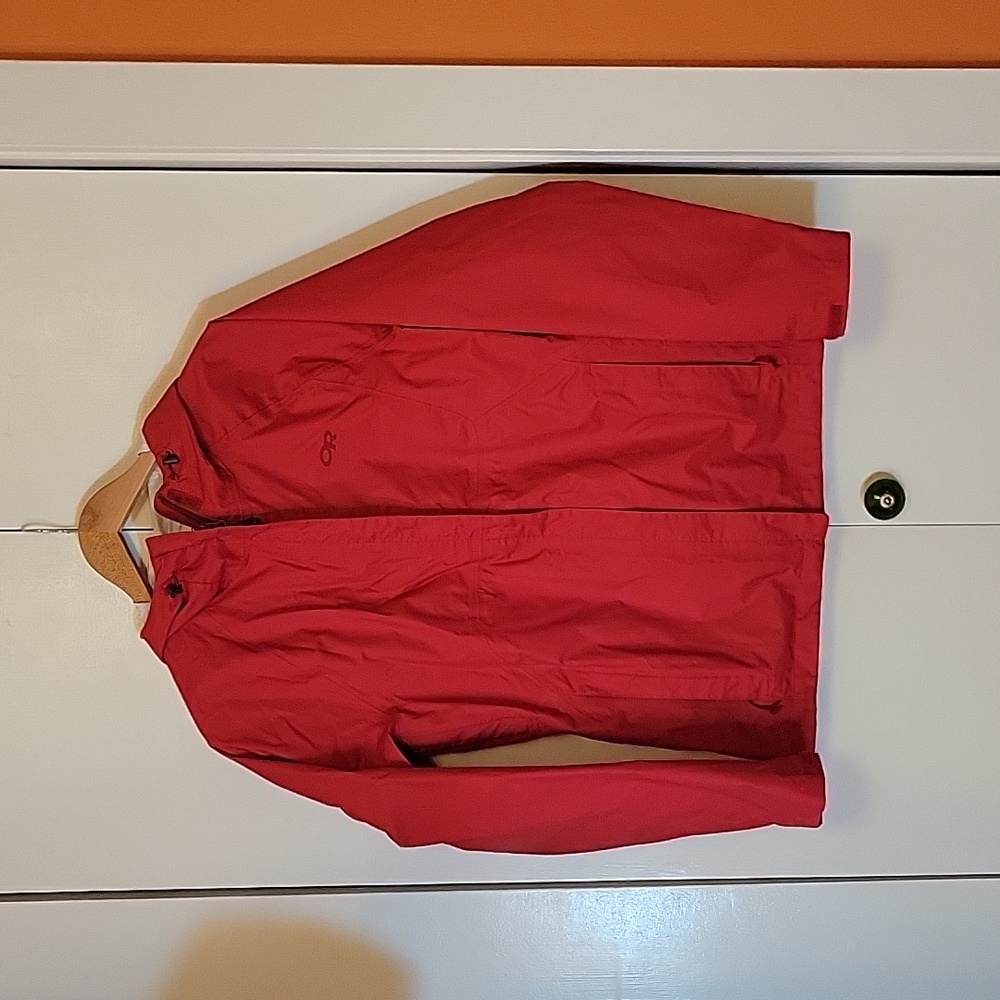 Outdoor Research Red Raincoat